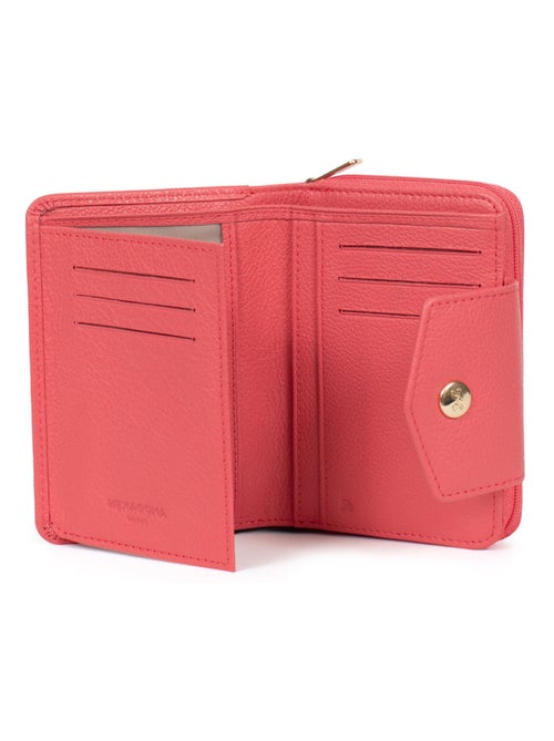 Portefeuille  2 volets  Stop RFID  Cuir LUNA - Kiabi