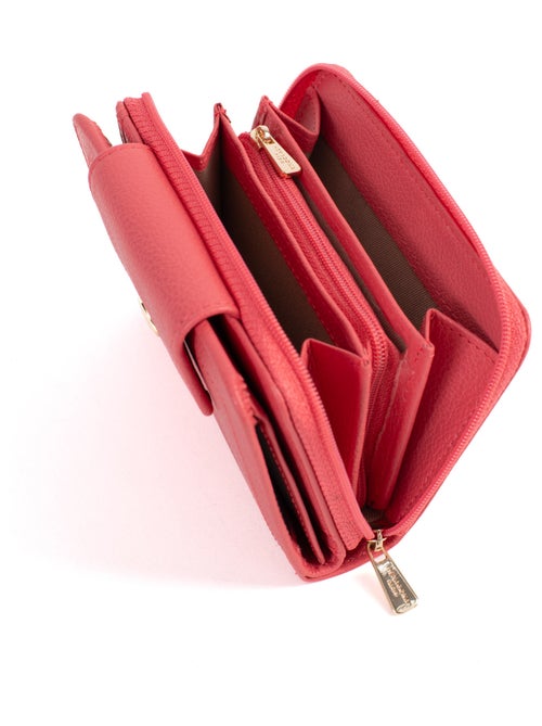 Portefeuille  2 volets  Stop RFID  Cuir LUNA - Kiabi