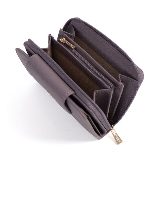 Portefeuille  2 volets  Stop RFID  Cuir LUNA - Kiabi