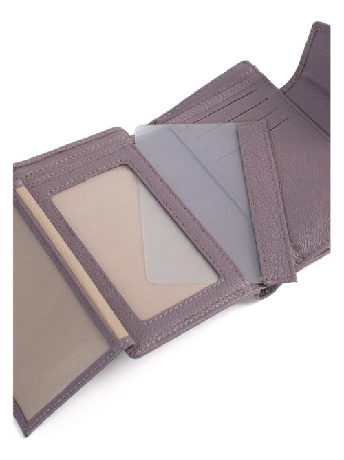 Portefeuille  2 volets  Stop RFID  Cuir LUNA - Kiabi