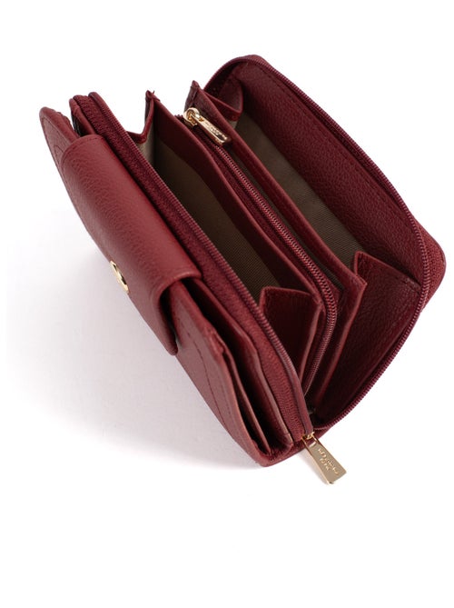 Portefeuille  2 volets  Stop RFID  Cuir LUNA - Kiabi