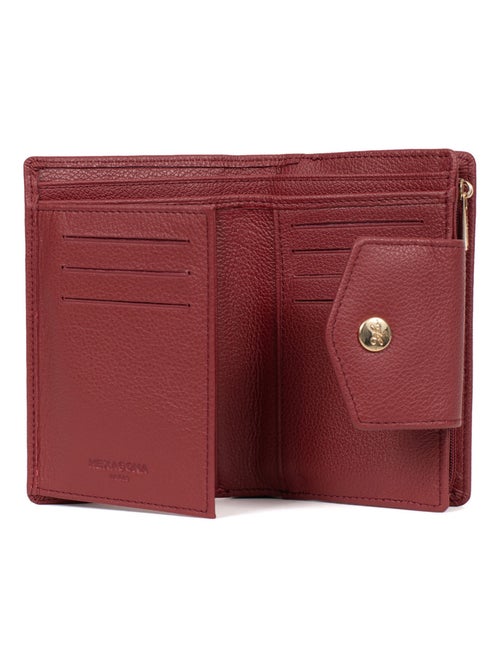 Portefeuille  2 volets  Stop RFID  Cuir LUNA - Kiabi