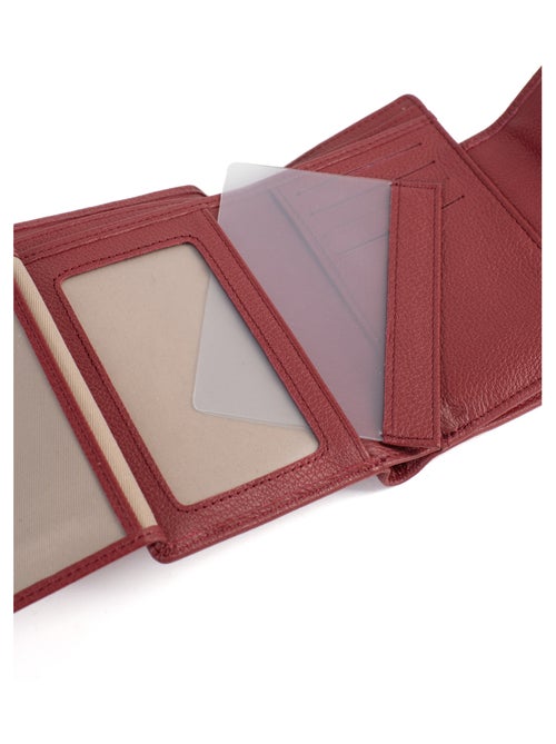 Portefeuille  2 volets  Stop RFID  Cuir LUNA - Kiabi