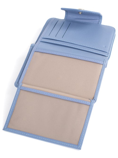 Portefeuille  2 volets  Stop RFID  Cuir LUNA - Kiabi