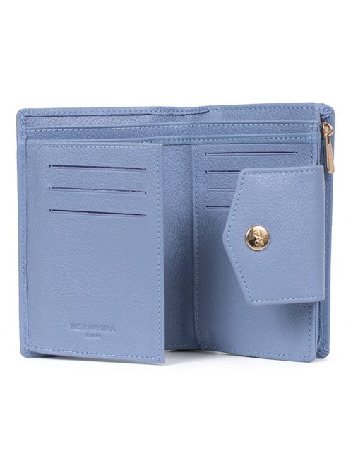 Portefeuille  2 volets  Stop RFID  Cuir LUNA - Kiabi