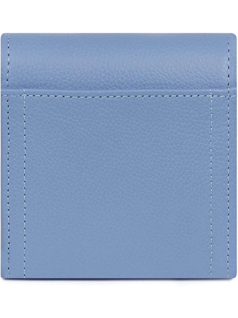 Portefeuille  2 volets  Stop RFID  Cuir LUNA Violet clair - Kiabi