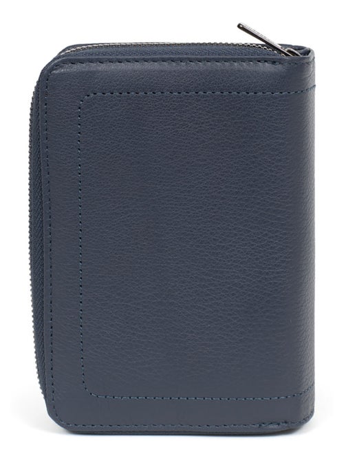Portefeuille  2 volets  Stop RFID  Cuir SAUVAGE - Kiabi