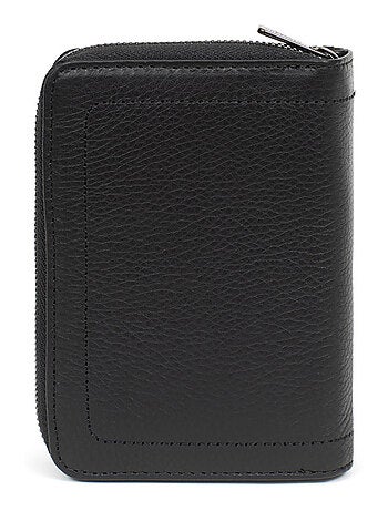Portefeuille 2 volets stop rfid cuir sauvage hexagona