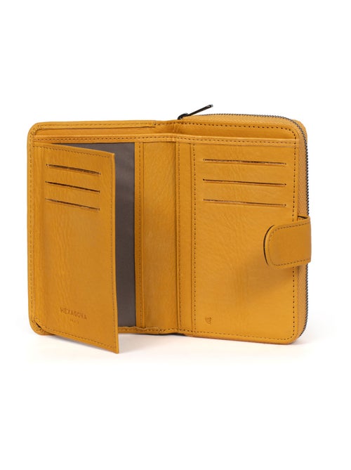Portefeuille  2 volets  Stop RFID  Cuir SAUVAGE - Kiabi