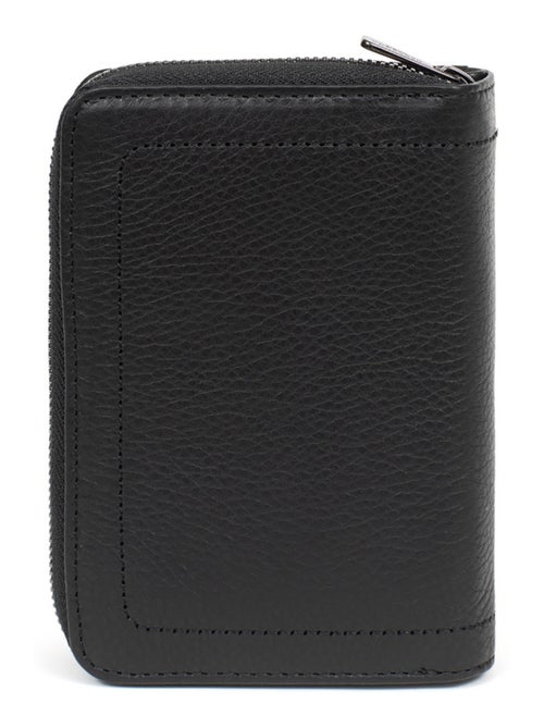 Portefeuille  2 volets  Stop RFID  Cuir SAUVAGE - Kiabi