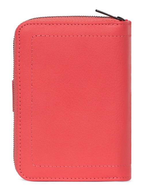 Portefeuille  2 volets  Stop RFID  Cuir SAUVAGE - Kiabi