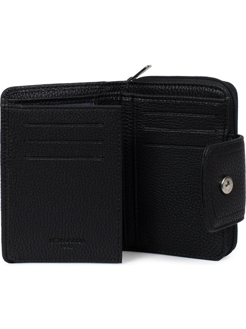 Portefeuille  2 volets  Stop RFID MAYA Noir - Kiabi