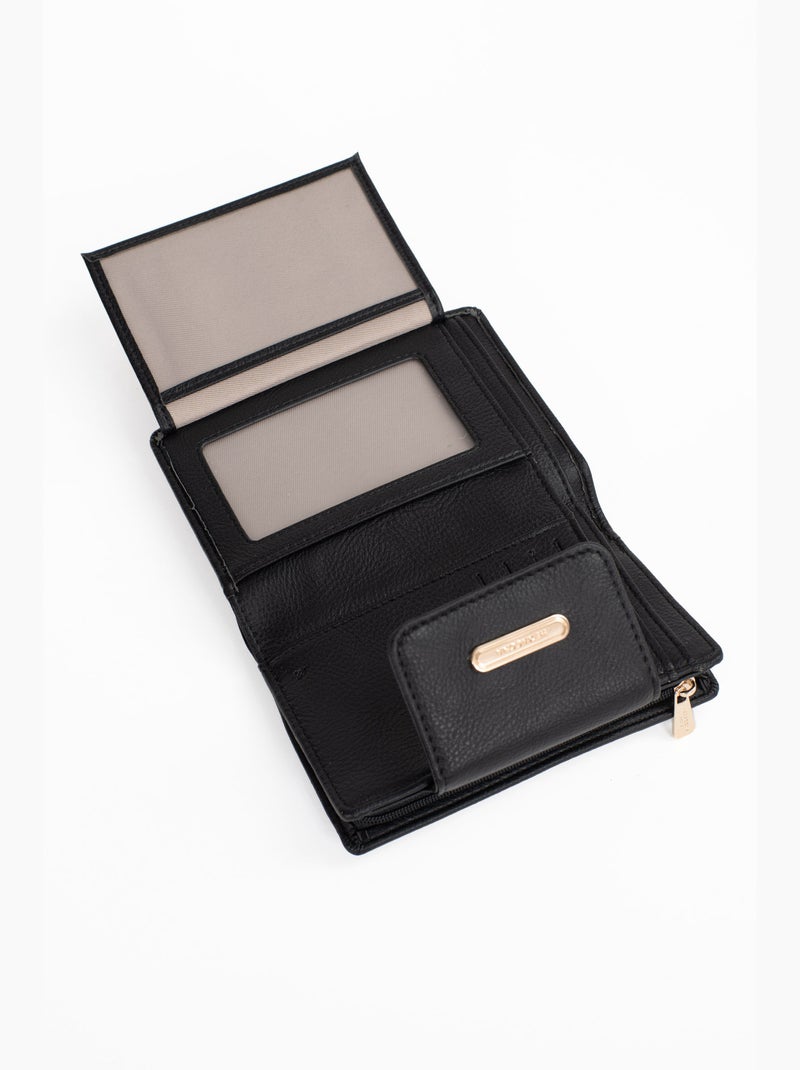 Portefeuille  2 volets  Stop RFID MOLY Noir - Kiabi