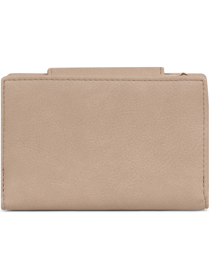 Portefeuille  2 volets  Stop RFID MOLY Taupe - Kiabi