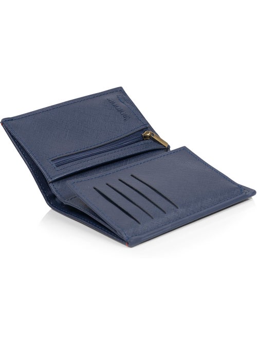 Portefeuille 3 volets homme marine isotoner - Kiabi Portefeuille 3 volets homme marine isotoner - Kiabi