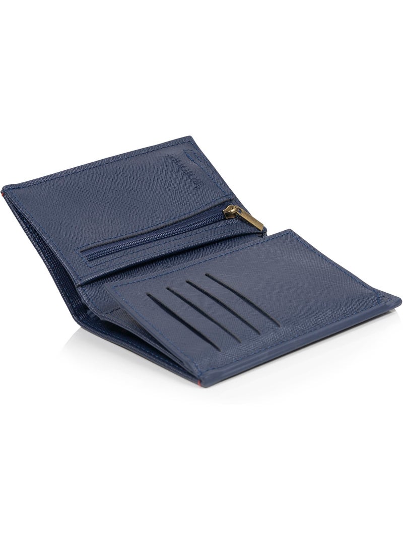 Portefeuille 3 volets homme marine isotoner Bleu marine - Kiabi