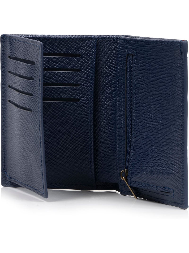 Portefeuille 3 volets homme marine isotoner Bleu marine - Kiabi