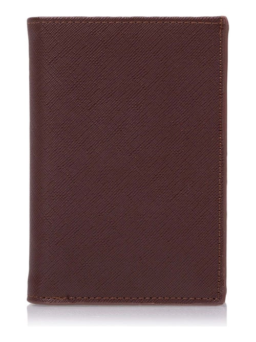Portefeuille 3 volets homme marron Isotoner - Kiabi