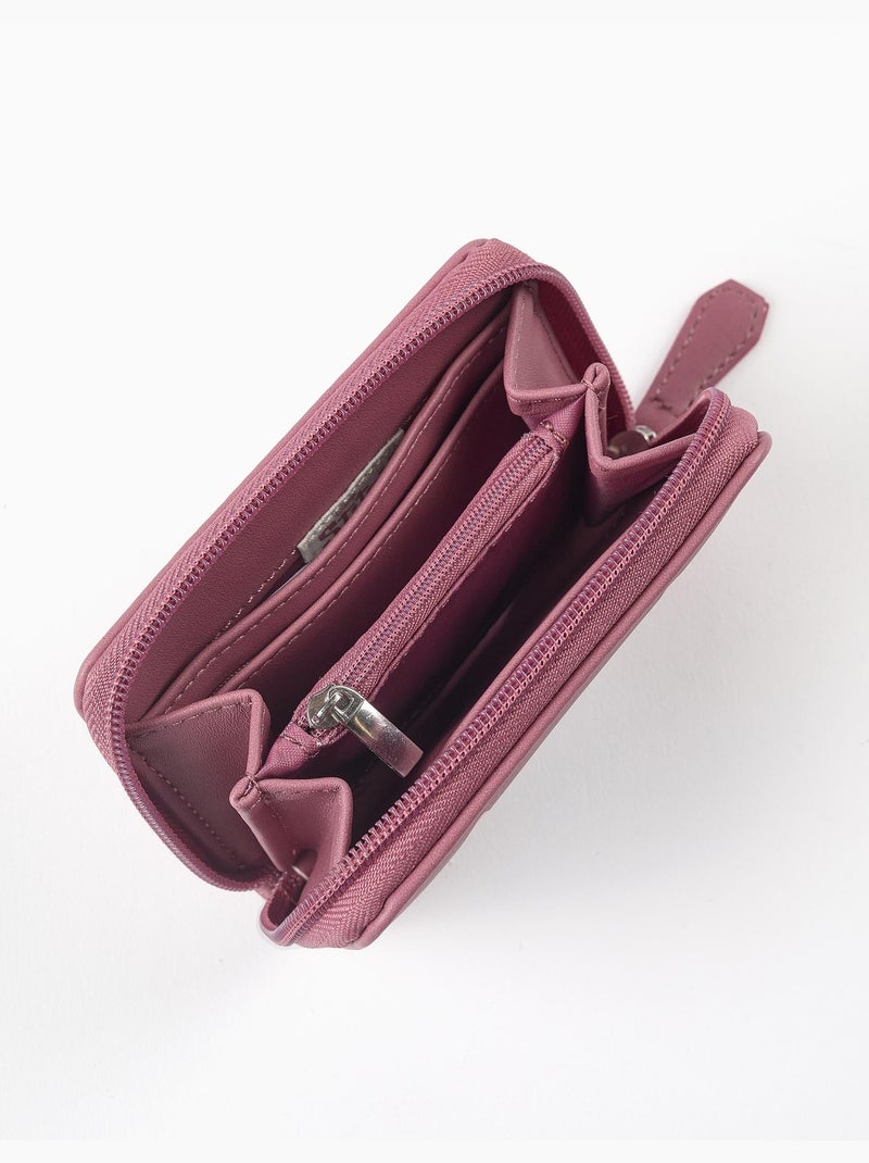Portefeuille avec imprimé Stitch Rose foncé - Kiabi