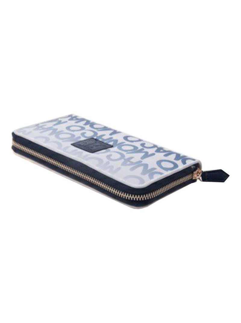 Portefeuille blanc et Marine Monaco Blanc - Kiabi