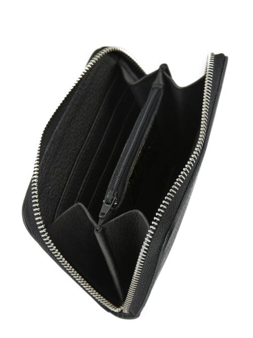 Portefeuille Caviar Cuir Milano Cuir De Vachette - Kiabi