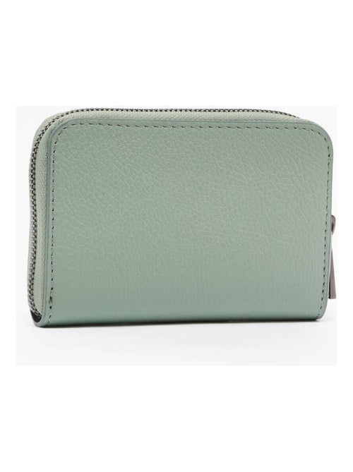 Portefeuille Caviar Cuir Milano Cuir De Vachette - Kiabi