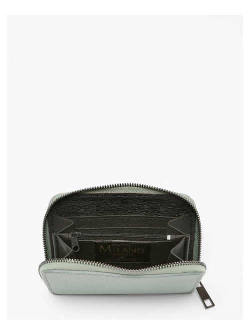 Portefeuille Caviar Cuir Milano Cuir De Vachette - Kiabi