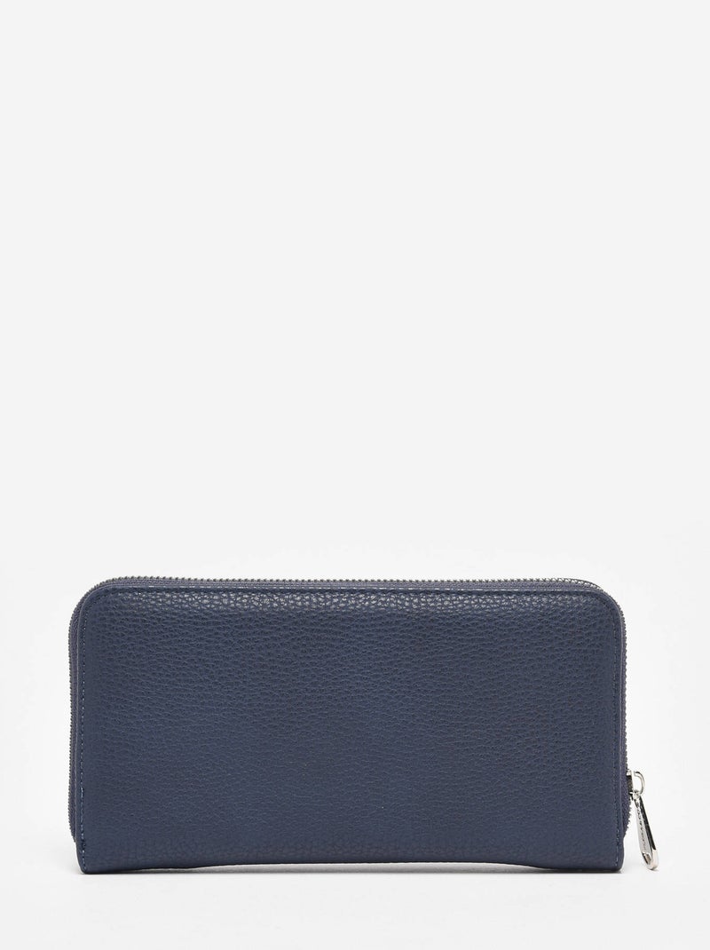 Portefeuille Classic Miniprix Toile Enduite Bleu - Kiabi