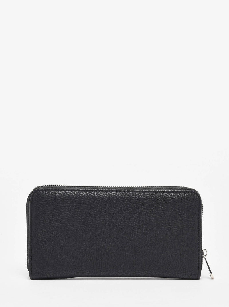 Portefeuille Classic Miniprix Toile Enduite Noir Noir - Kiabi