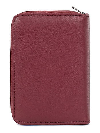 Portefeuille Cuir 2 Volets Stop RFID Femme Émy | FAGOLA