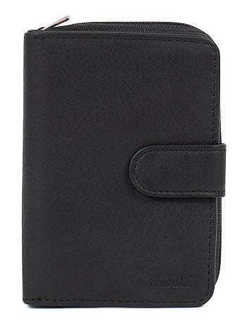 Portefeuille Cuir 2 Volets Stop RFID Femme Émy | FAGOLA