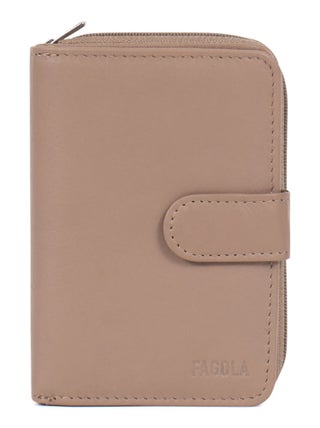 Portefeuille Cuir 2 Volets Stop RFID Femme