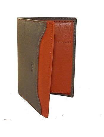 Portefeuille cuir bi-ton MARTIN