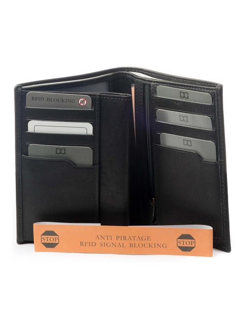 Portefeuille cuir Coulter David William - Kiabi