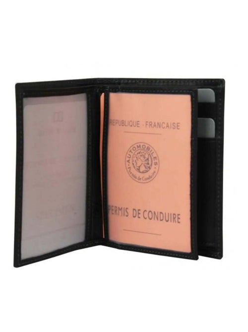 Portefeuille cuir David William D5344 - Kiabi