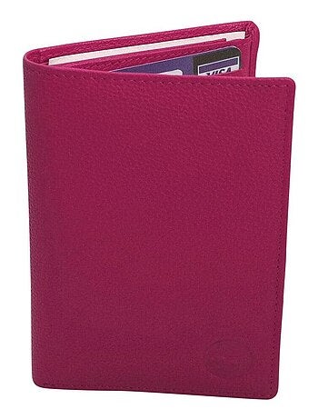 Portefeuille cuir grainé