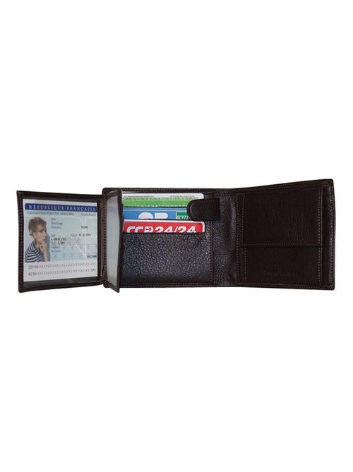 Portefeuille cuir JASON - Kiabi