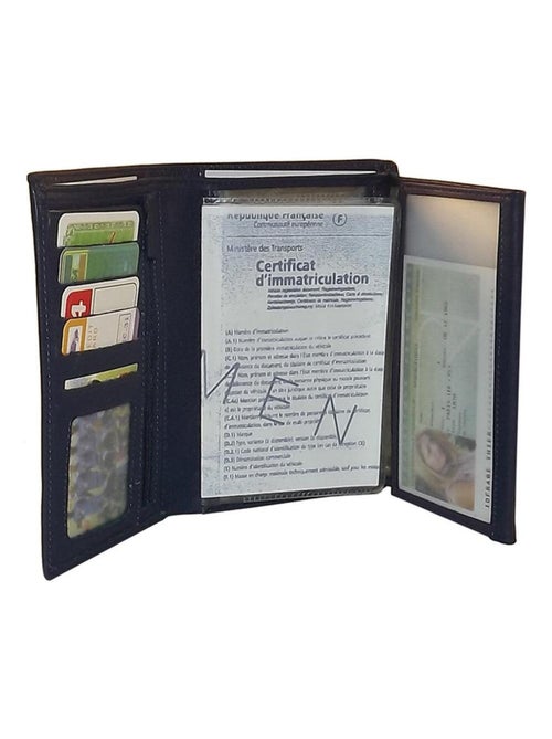 Portefeuille cuir MARCEAU - Kiabi Portefeuille cuir MARCEAU - Kiabi