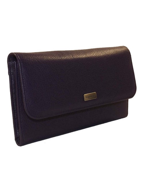 Portefeuille cuir ROSEVILLE - Kiabi