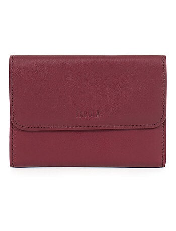 Portefeuille Cuir Stop RFID 1 Volet Émy Femme Émy | FAGOLA