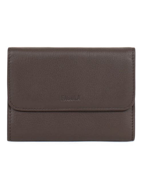 Portefeuille Cuir Stop RFID 1 Volet Émy Femme - Kiabi