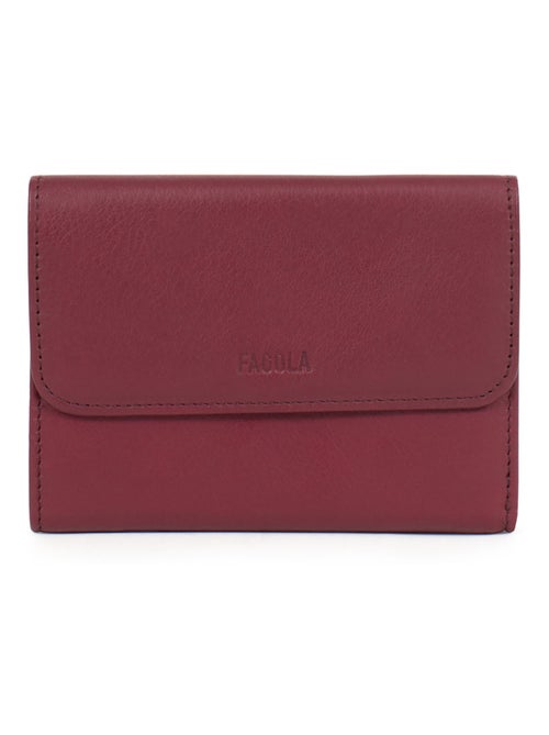 Portefeuille Cuir Stop RFID 1 Volet Émy Femme - Kiabi