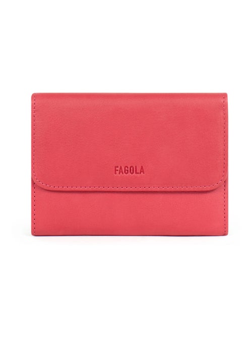 Portefeuille Cuir Stop RFID 1 Volet Émy Femme - Kiabi