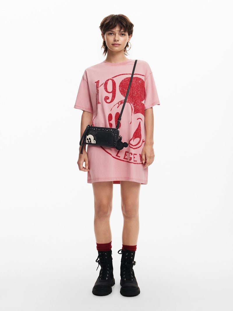 Portefeuille Desigual Mickey Denim Edge Lisa Noir - Kiabi