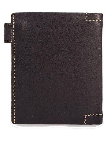 Portefeuille en cuir noir Lois Expedition