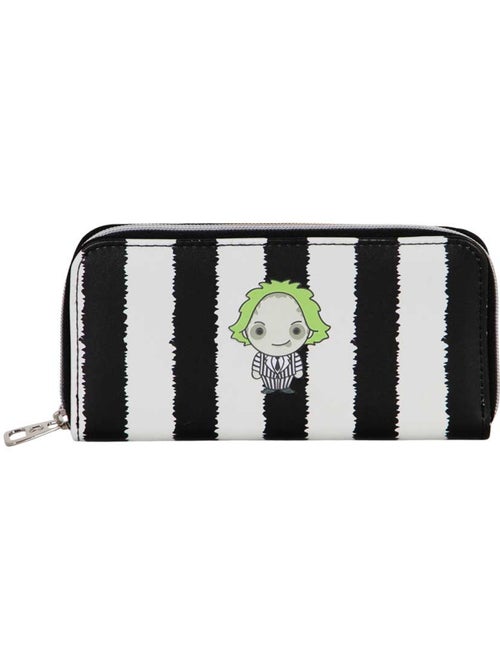 Portefeuille Essential - Bételgeuse / Beetlejuice Stripes - Blanc - Taille Unique - Kiabi