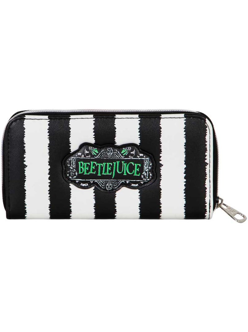 Portefeuille Essential - Bételgeuse / Beetlejuice Stripes - Blanc - Taille Unique Blanc - Kiabi