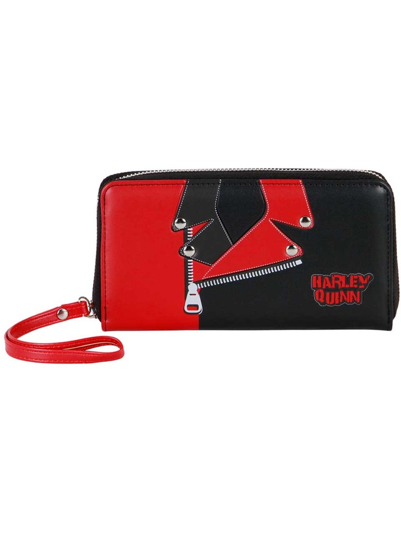 Portefeuille Essential - DC Comics Harley Quinn Jacket - Noir - Taille Unique Noir - Kiabi