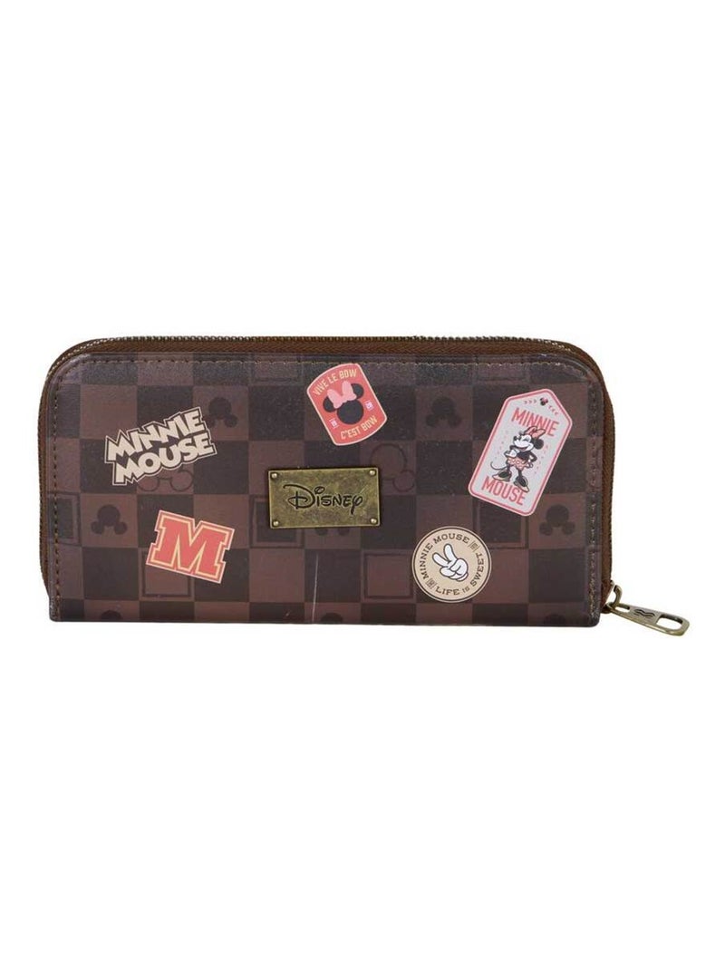 Portefeuille Essential - Disney Minnie Mouse Journey - Brun - Taille Unique Marron - Kiabi