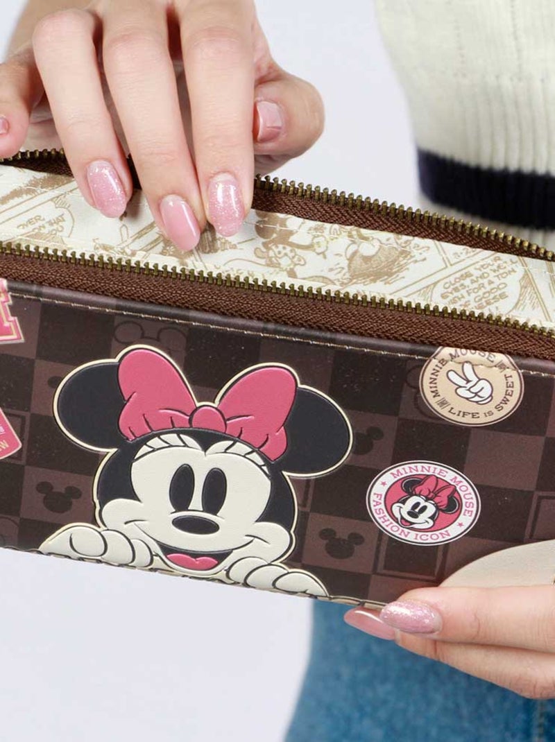Portefeuille Essential - Disney Minnie Mouse Journey - Brun - Taille Unique Marron - Kiabi